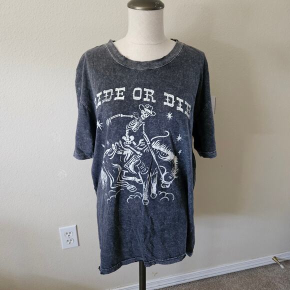 True line Tops - True Line Ride Or Die Graphic Medium